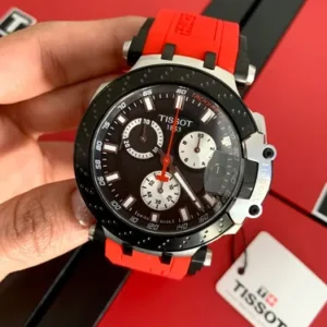 Montre Tissot T-Race en Silicone Rouge